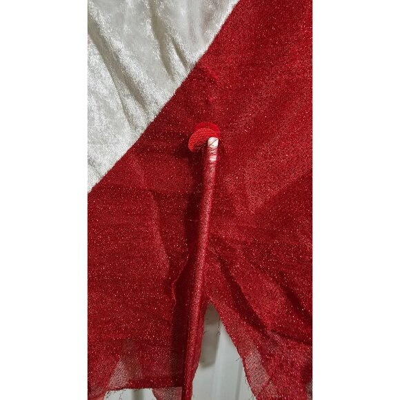 Heavenly Devil Costume Naughty Nice Angel Dress Wings Halo Tail Halloween Girl M - Picture 5 of 9